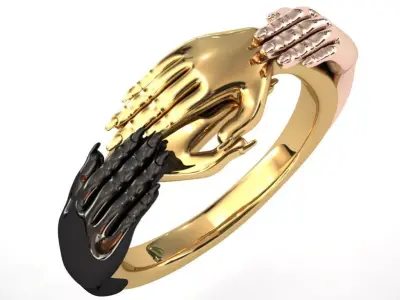 Hands 3D print model