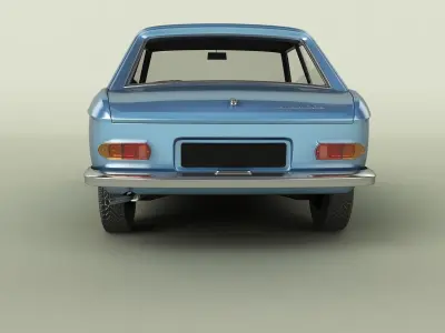 Peugeot 204 Coupe 3D model