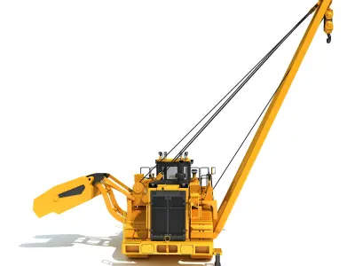 Track Dozer Pipelayer 3D model