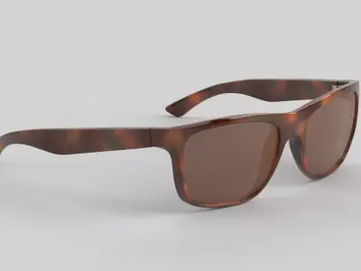 Clarke Eyewear Glasses Low-poly 3D model