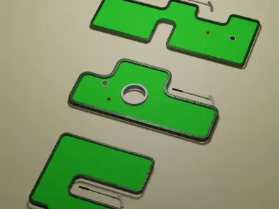 Miniature Golf Course 02 set 3D model