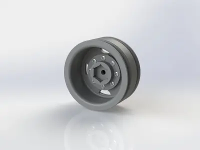 3D printable Zil-131 rim 3D print model