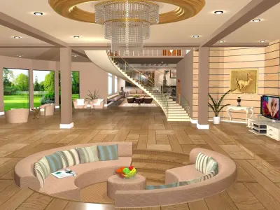 interior design Free 3D model buy