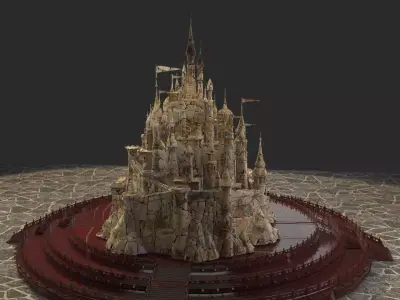 Chinese castle 3D model