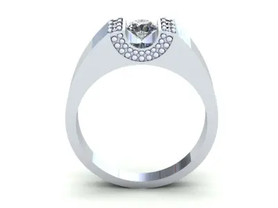 Man Wedding Ring 3D print model