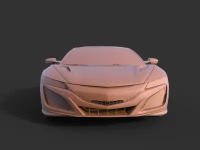Honda NSX II 3D print model