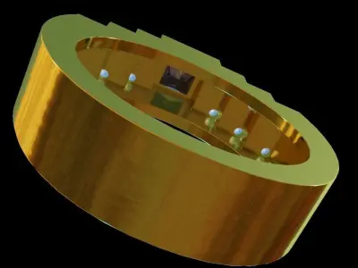 Ring  Step  Free 3D print model