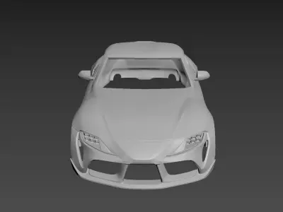 Toyota Supra 2021  Body For Print 3D print model