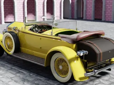 Classic Car 1 3D model