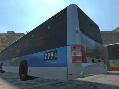 High Detail Busses - Full Version - Unity Low-poly 3D model