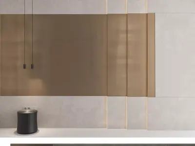 Decorative wall panel set 86 3D model