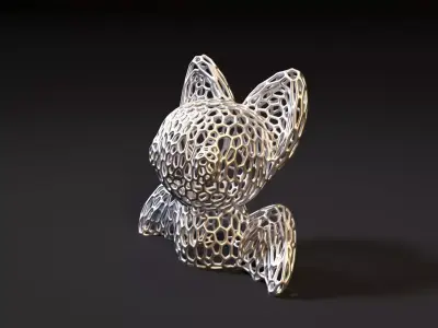Bat Voronoi 3D print model