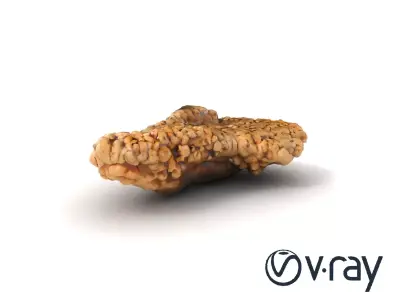 Natural Stalagmite Rock Formation model pack Low-poly 3D model