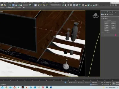 TV Unit    TV Wall 3D model