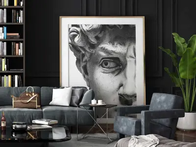 Style Modern Living Room Luxury 3D model purchase