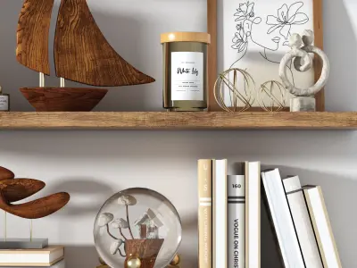 Decorative set 08 3D model