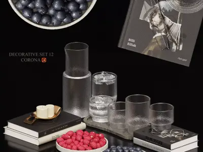 Decorative set 11 3D model order