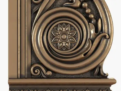 Arabic decor CNC 3D model