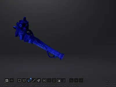 Porsche 944 and Mazda RX7 FC Steering Gear Low-poly 3D model