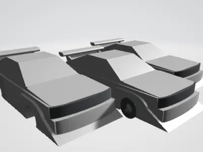 Customizable Car 3D Model Project GRPB SQS1E2 Bundle 3D print model