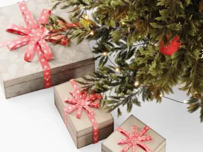 Christmas set 02 3D model