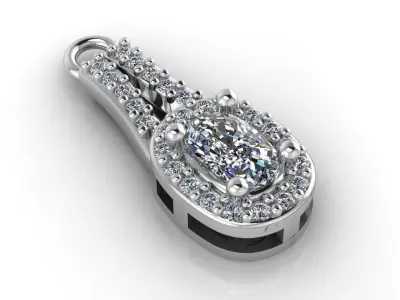 Mini Set Ring Pendant Earrings STL 3DM Womens Jewelry 3D print model