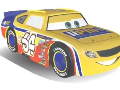 Winford Bradford Low-poly 3D model