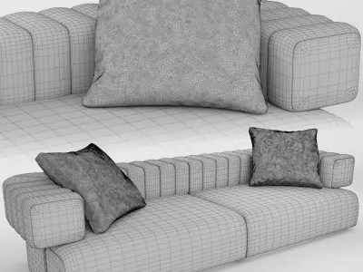 Fendi Casa sofa Truman 3D model