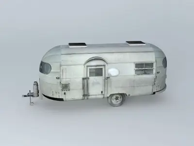Airstream 50s Silver Streak Dummy Free 3D model