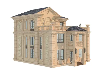 architecture luxury villa  3D model