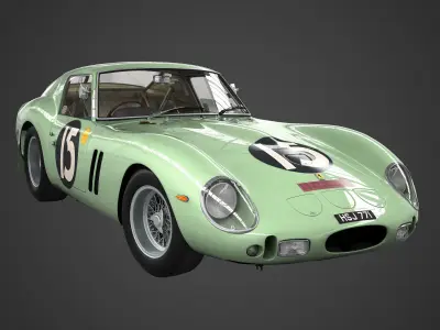 Ferrari 250 GTO - 3505GT - No Engine 3D model