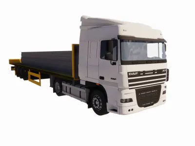 container truck  3D print model