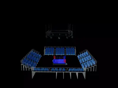 Boxing Area 3D model