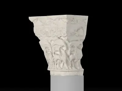 Capital 6 Low-poly 3D model