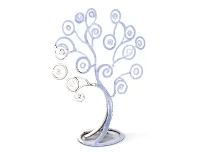 Elegant Spiral Tree model pack Low-poly 3D model