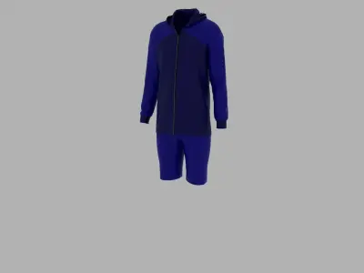 Sport Suit Low-poly 3D model 52