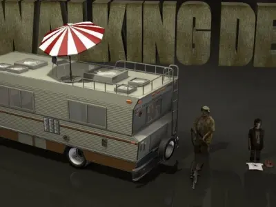 Walking Dead Winnebago Chieftain 3D model