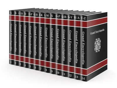 Encyclopedia Set 01 3D model