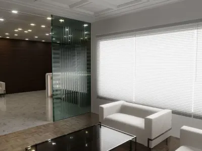Office Reception Lobby 3D model