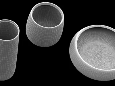 Pot 01 3D model