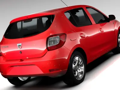 Dacia Sandero 2015 3D model