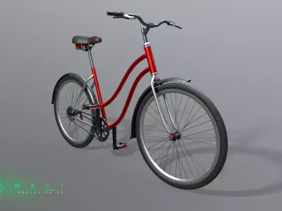 Bicycle - Bike Modern and Vintage Low-poly 3D model