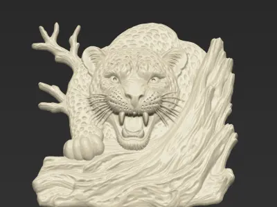 Attacking Leopard A72 3D print model