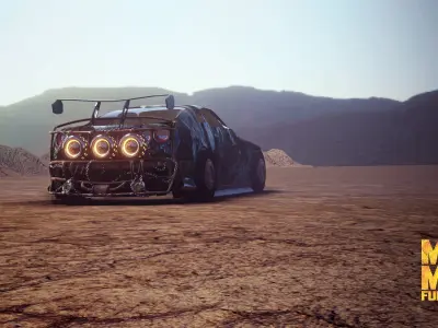 Concept Car and Animation 3D Model 3D model