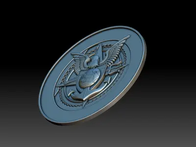Station Logo 3D print model