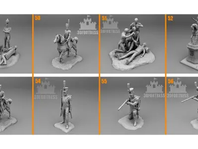 Napoleon War 3D Model Collection