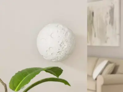 Coro Pascarella White Moon Light Free 3D model