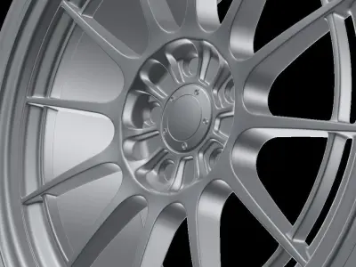 Enkei NT03-M with Pirelli P-Zero Wheels 3D print model