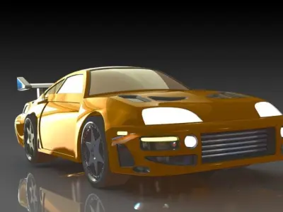 Toyota Supra Free 3D print model