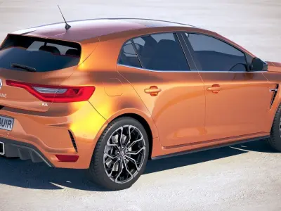 Renault Megane RS 2018 3D model